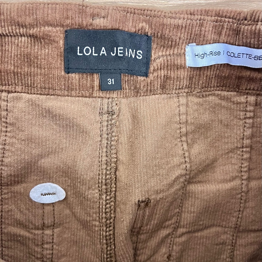 Lola Denim NWT Colette High Rise Wide Leg Jeans Suncloud Size 31 - Picture 3 of 4